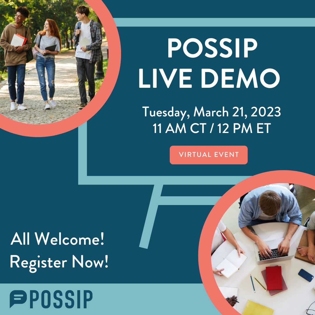 Possip live demo: March 21, 2023