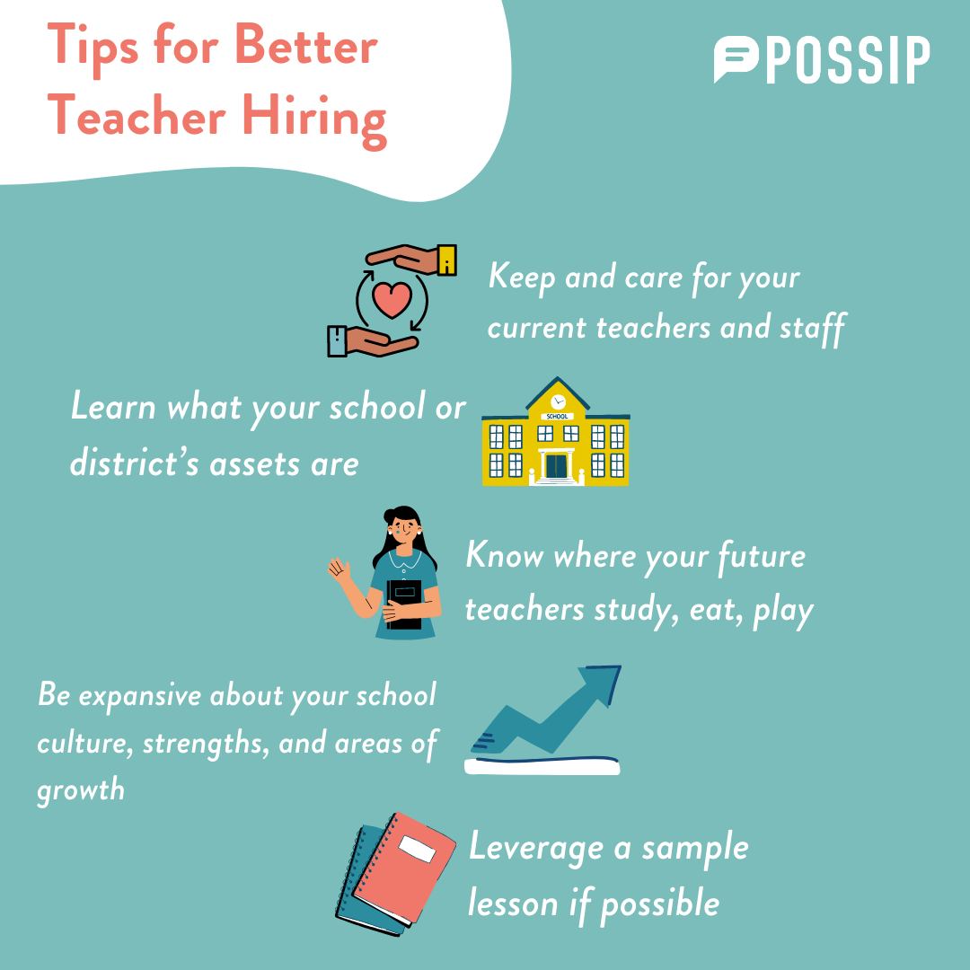 10 tips for better teacher hiring