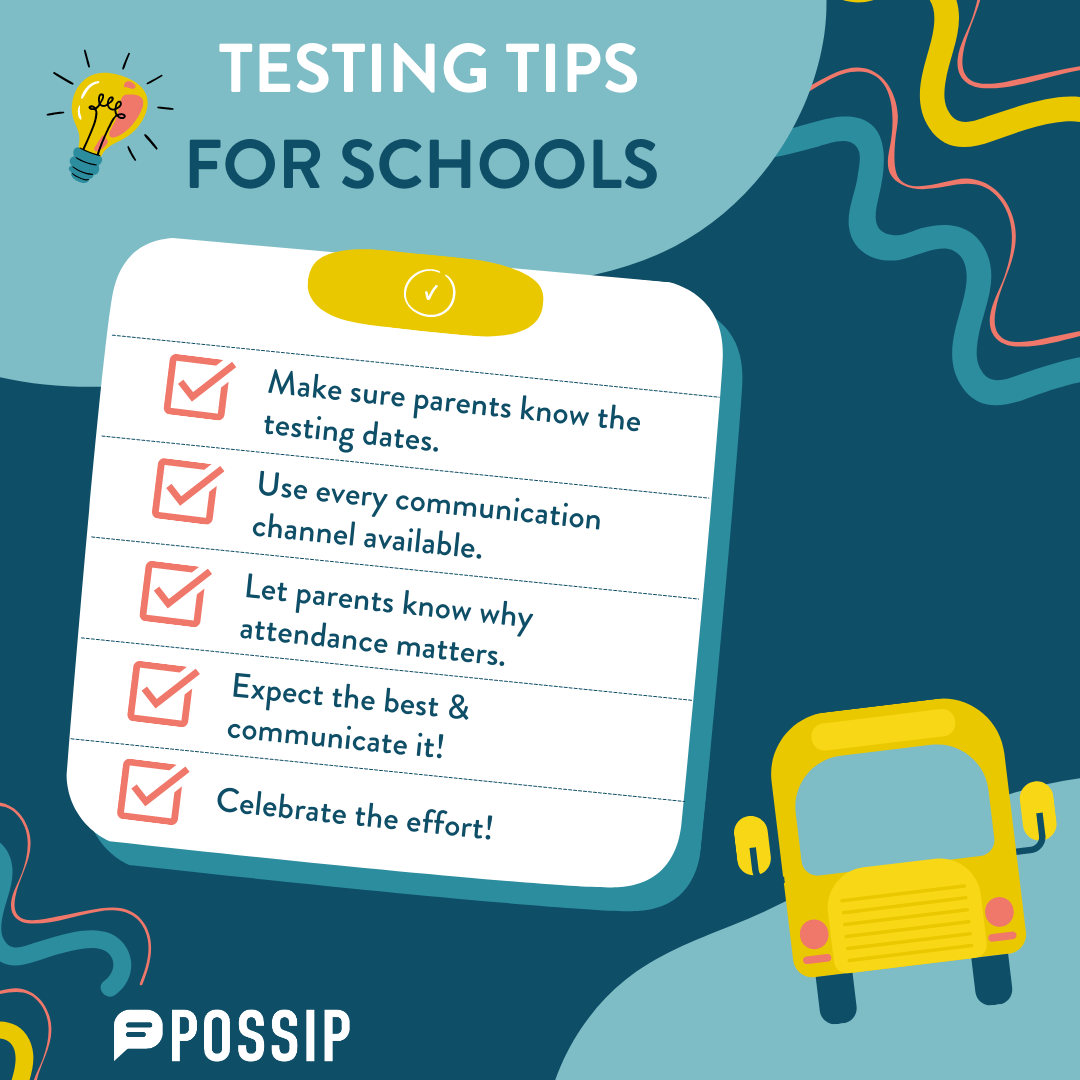 Testing tips for Schools