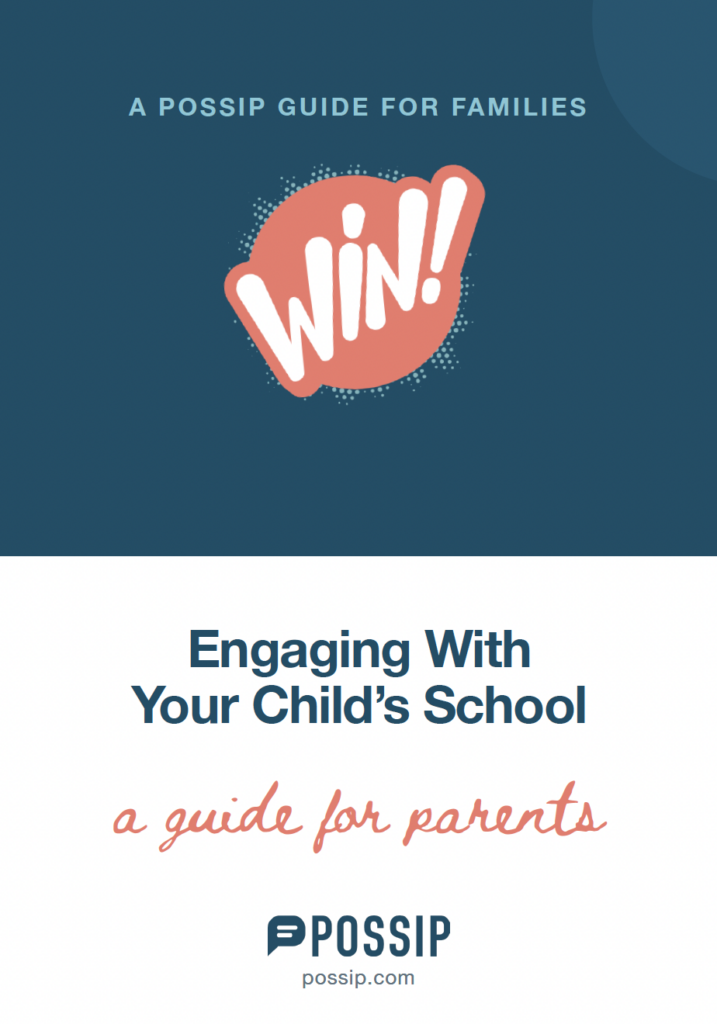 Cover page of school and parent engagement book guide for parents.